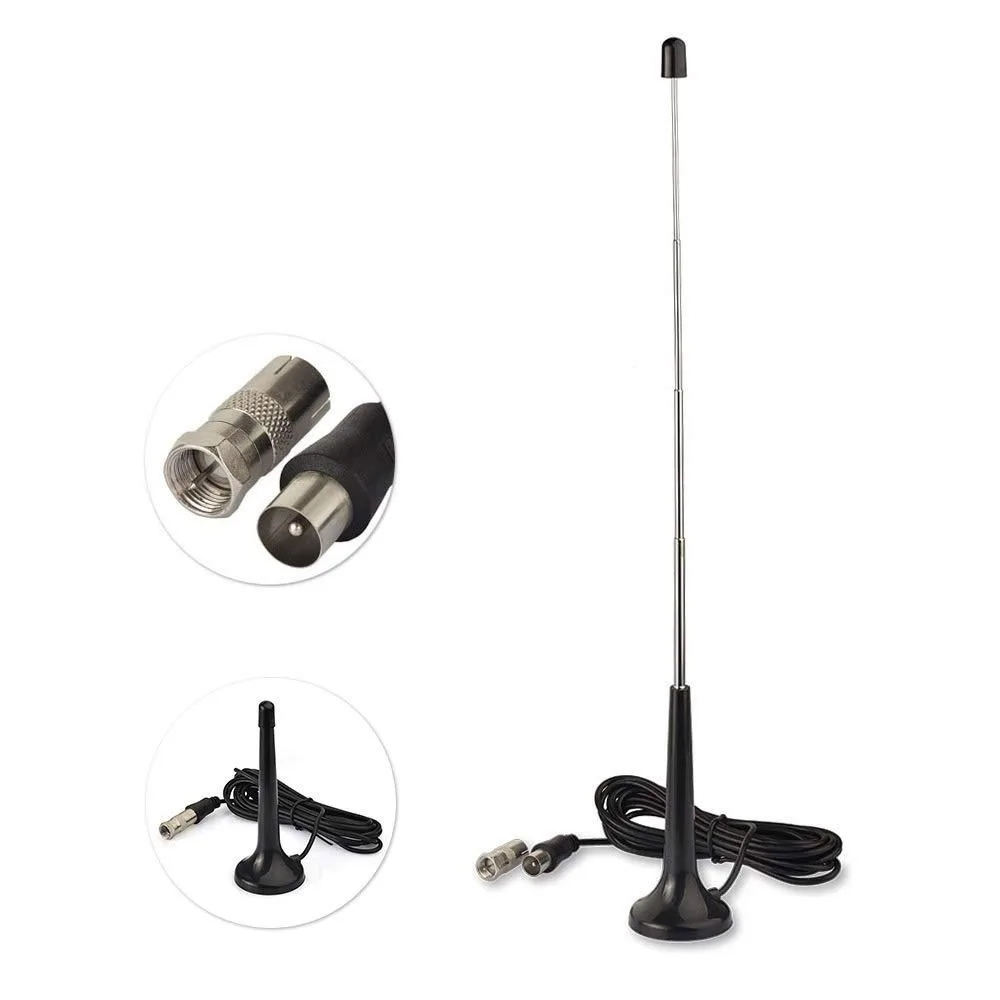 Antena AM/FM de señal mejorada, adaptador de conector Universal útil, adaptador amplificado aéreo, sintonizador receptor