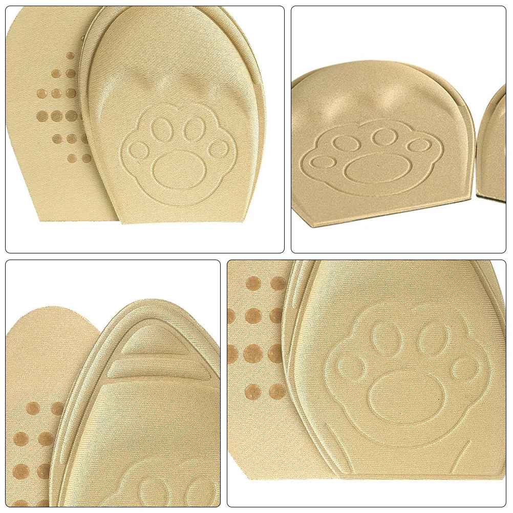 

4pcs Anti-Slip Foot Care Insoles Half Shoe Inserts Metatarsal Support Forefoot Cushion For Heels Flats Boots Running Shoes