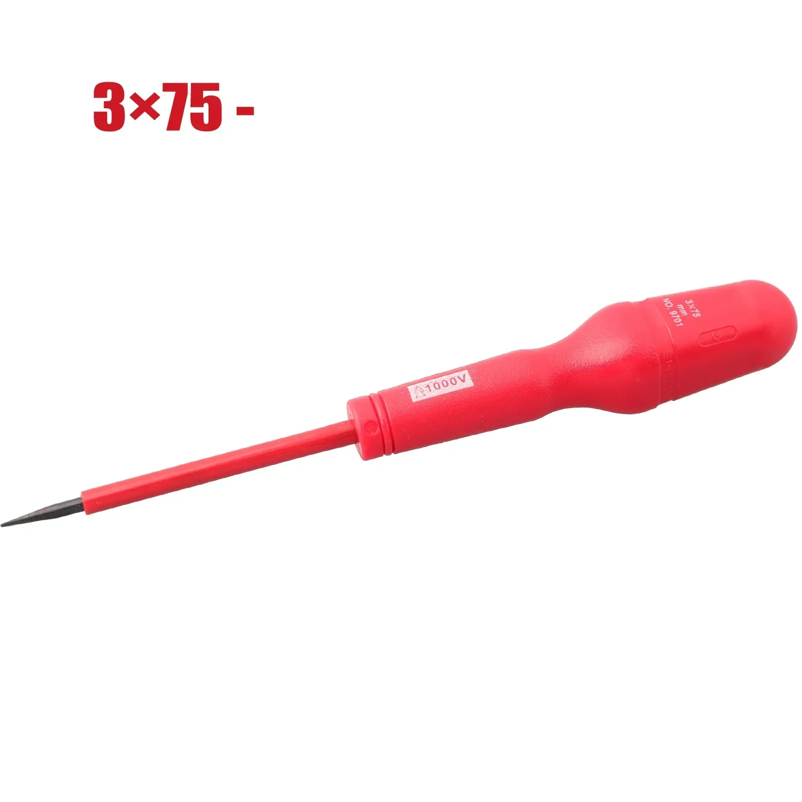 1pc Insulated Screwdriver Magnetic Electrical Screwdriver Bit High Voltage Resistant 1000V Professional Electrician Tool