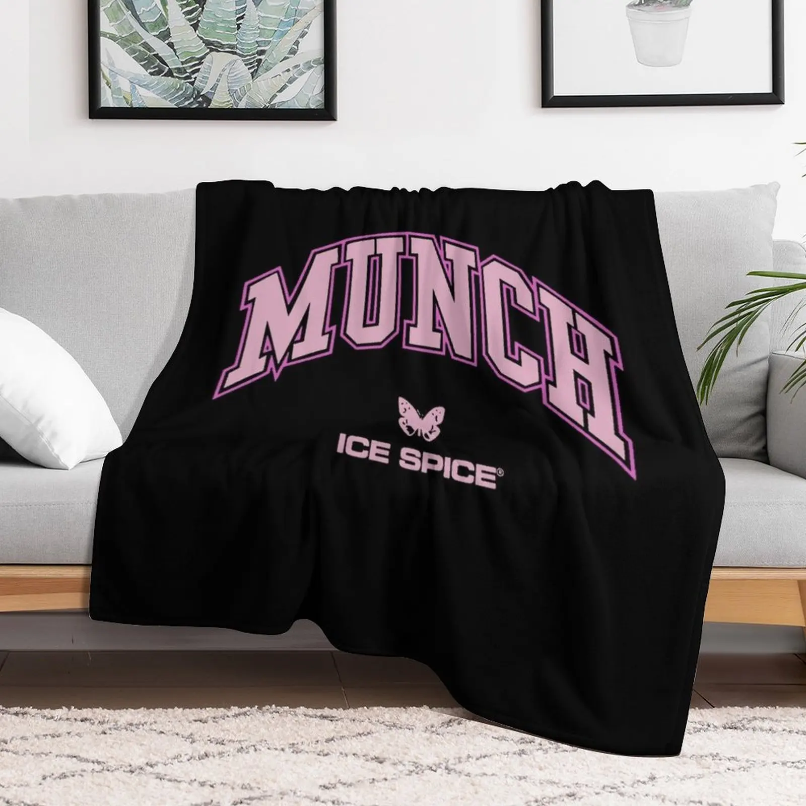 MUNCH-ICE Throw Blanket Beach Kid'S for babies for winter Blankets