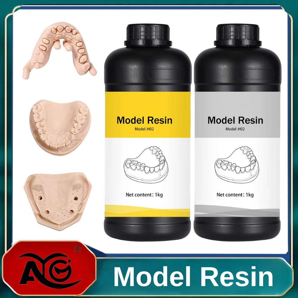 AG 1KG Dental 3D Printing Modeling resin for Dental Lab Prosthetics High Precision&Biocompatible Guide plate/Model Resin