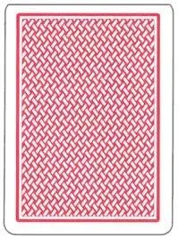 Poker Size Jumbo Index Texas Hold'em Playing Cards Single Deck (Red) - Durable PVC view 5