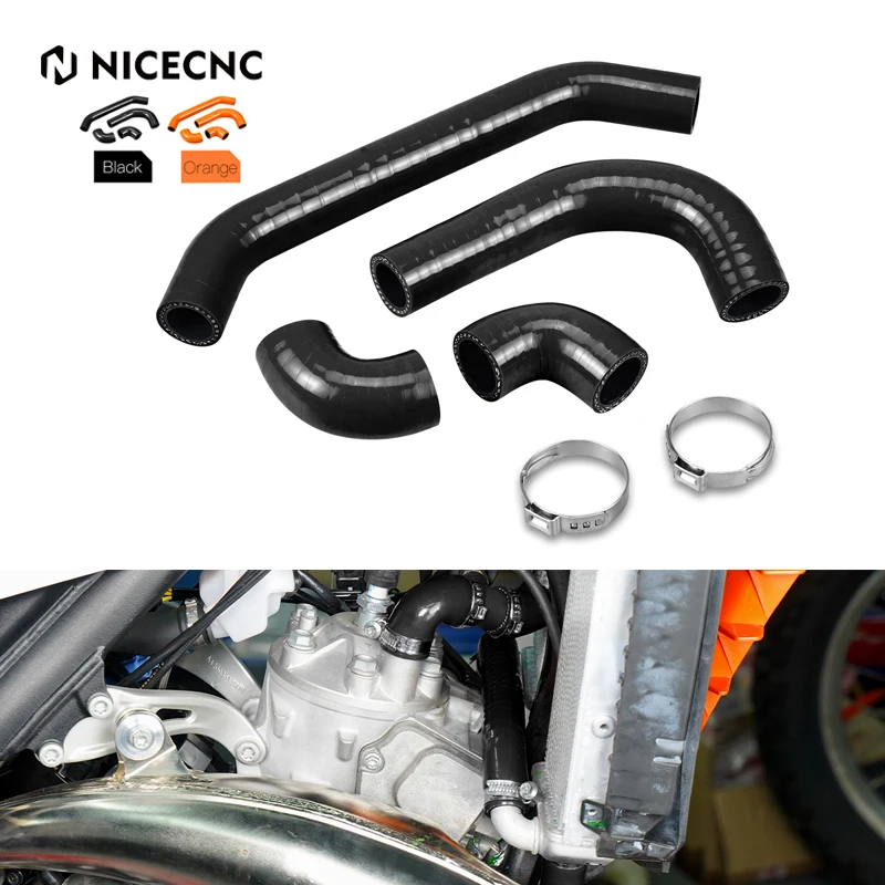 

For 2024 Husqvarna TE 300 TE 250 TX 300 Silicone Radiator Coolant Hose Clamps Kit For KTM EXC 300 XCW 300 SX 250 GasGas EC 300