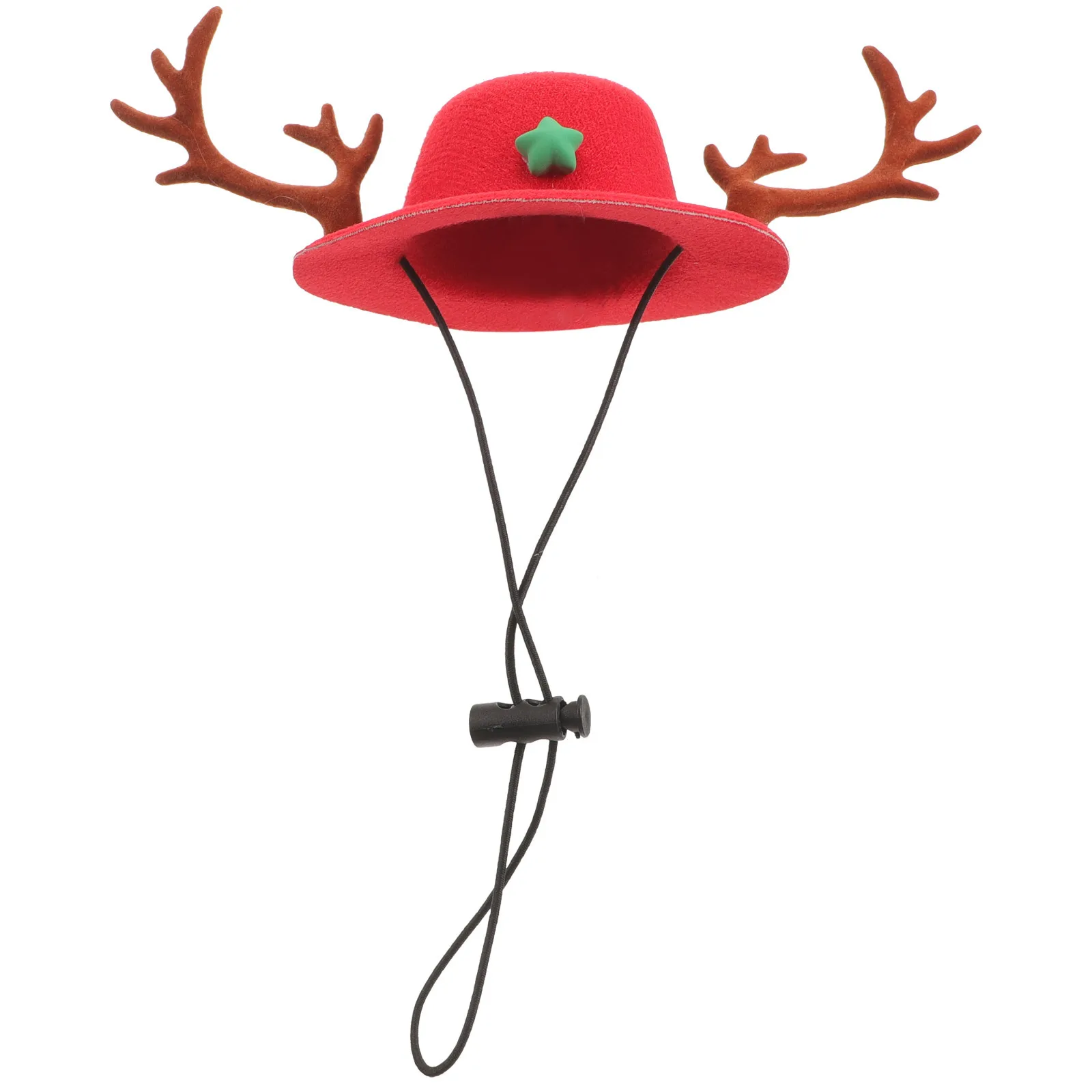 

Christmas Reindeer Antler Pet Hat Lightweight Dog Cat Cap Xmas Party Costume Headwear Christmas Pet Hat Xmas Dog Cap
