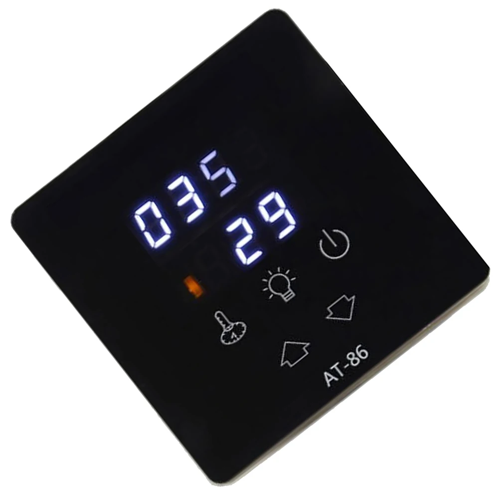 Sauna Temperature Controller AT86 with Touch Screen for Easy Environment Management and Customizable for session Duration
