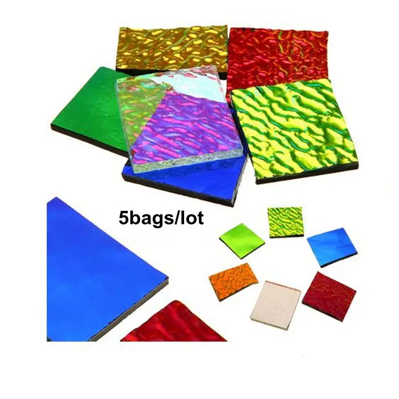 Fashionable Dichroic Glass COE90 Microwave Kiln Fusing Glass 5bags/lot