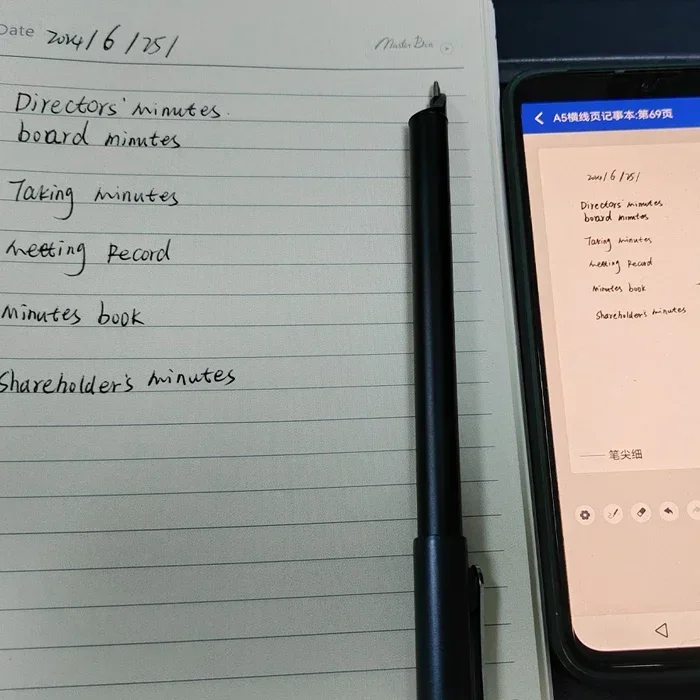 2026-ai-record-meeting-minutes-business-brand-promotion-electronic-intelligent-gift-with-smart-pen-app-support