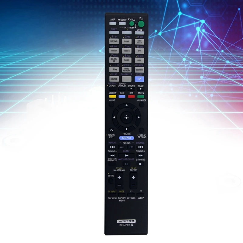 Replace RM-AAP078 Remote Control For Sony AV SYSTEM Remote Control