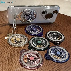 Cell Phone Ring Holder Stand Finger Grip Degree Rotation Kickstand Compatible iPhones Wireless charging