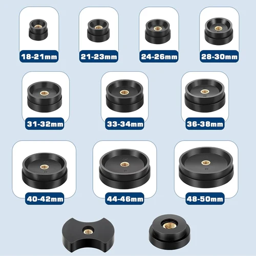 Imagen 2 del producto Herramienta profesional de prensa de carcasa trasera de reloj para cerrar relojes con 12 tamaños de molde, kit de herramientas de reparación de prensatelas de reloj
