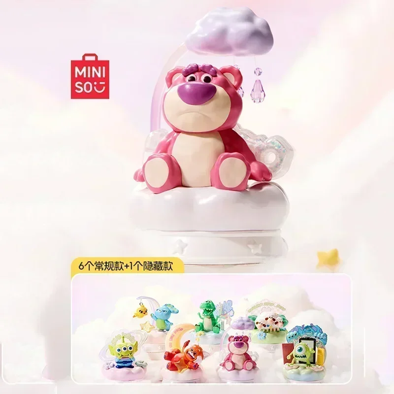 

Miniso Disney серия Pixar, шторка, модное украшение для рабочего стола, Забавная фигурка, оригинальная детская игрушка, подарок на день рождения