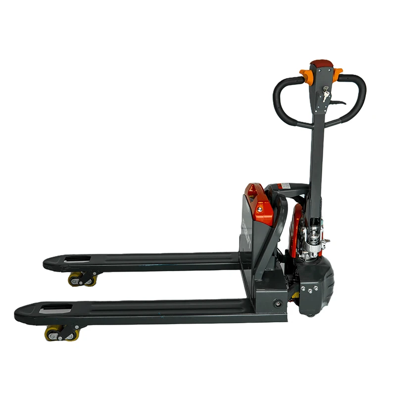 attery Hydraulic System Industrial Pallet Jack Low Noise FactoryElectric Pallet Truck 1500kg 2000kg 48V/20Ah Lithium B