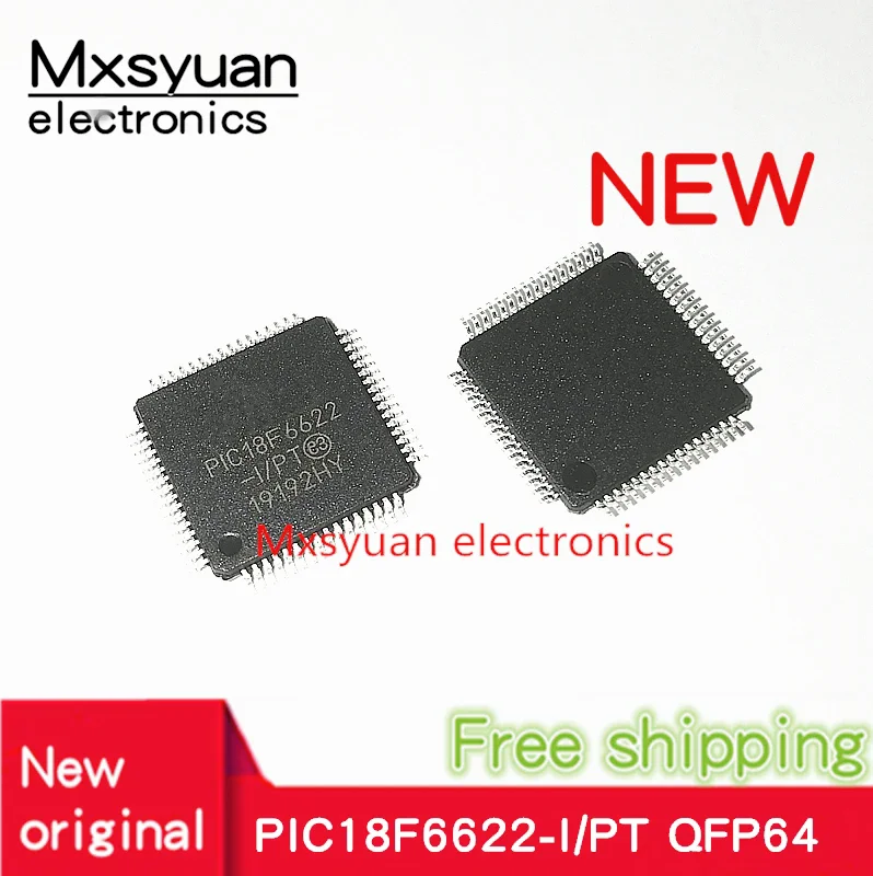 2pcs ~ 10 teile/los PIC18F6622-I/PT PIC18F6622 QFP64 Neue original auf lager