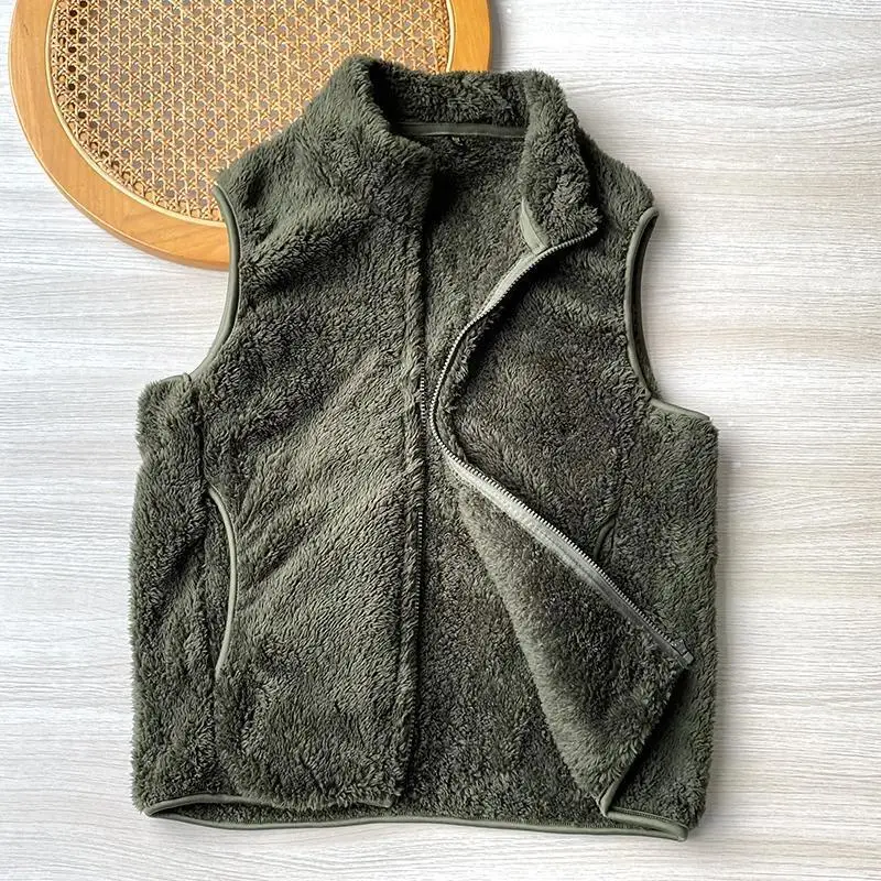 

Мужской жилет Fce на подкладке Thiened, теплый осенне-зимний Fce Jaet, свободный коралловый жилет Fce, молодежная модная повседневная одежда