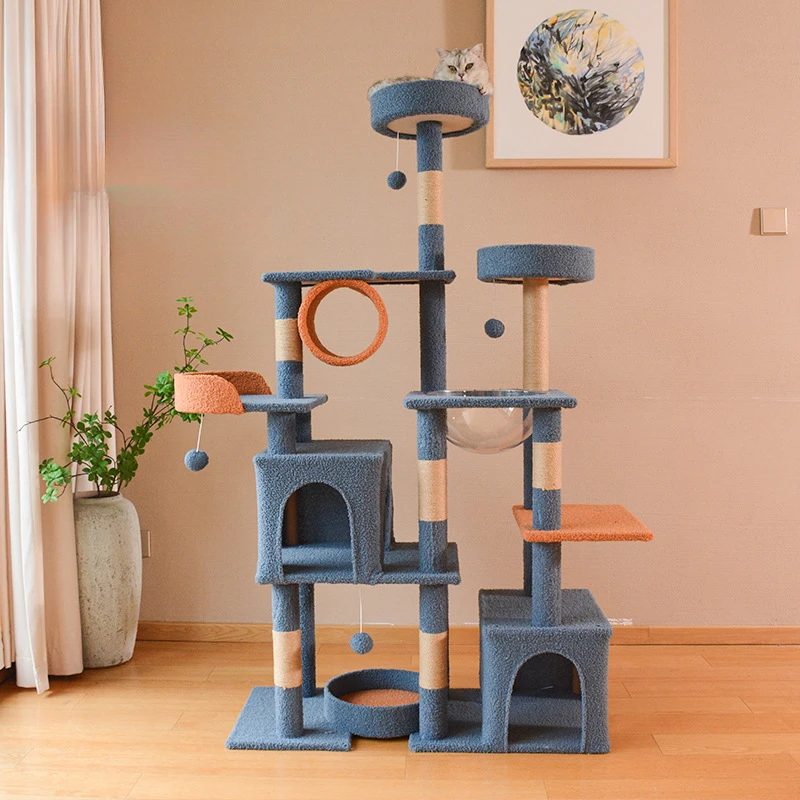 

Cat Climbing Frame Big Special Cat Litter Tree Integrated Climbing Column Multi-layer Jumping Platform Cat Frame