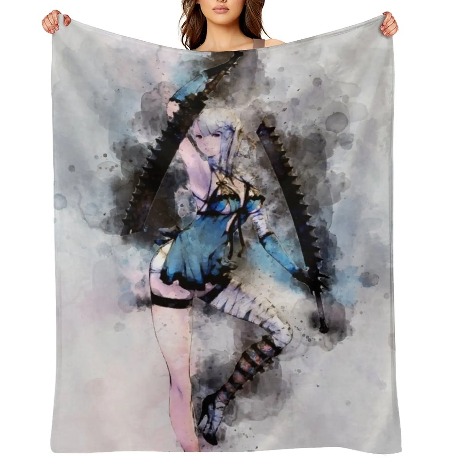

Nier - Kaine Throw Blanket Decorative Sofa Decorative Throw Sofa Throw Blankets
