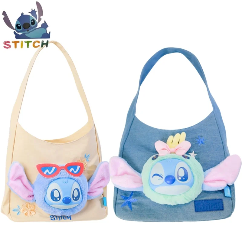 

New Lilo & Stitch Crossbody Bag Cartoon Stitch Shoulder Bag Pop Figure Decoration Anime Peripherals Holiday Gifts Casual Fashion
