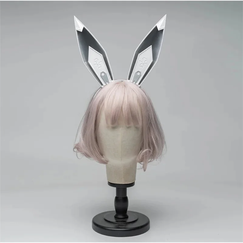 ss23Top Quality NIKKE:The Goddess of Victory BLANC NOIR Bunny Rabbit Ear Headwear Headband Cosplay Wig Props Halloween Carnival