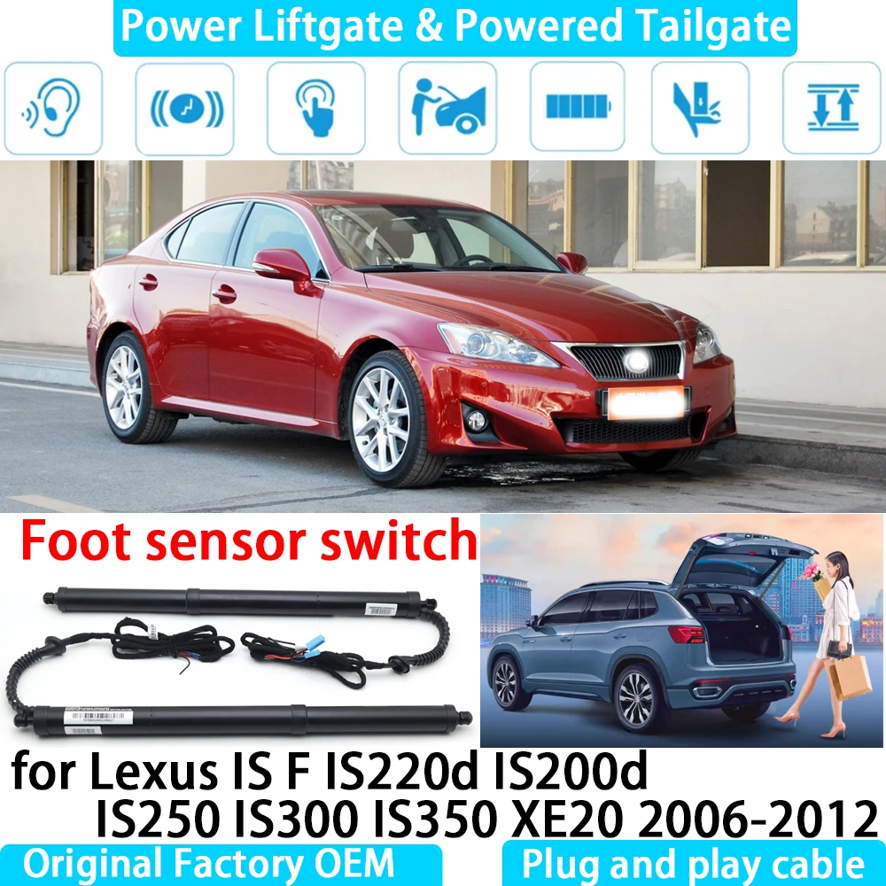 

for Lexus IS F IS220d IS200d IS250 IS300 IS350 XE20 2006-2012 Automatic Electric Power Liftgate Powered Tailgate Strut Tail Gate