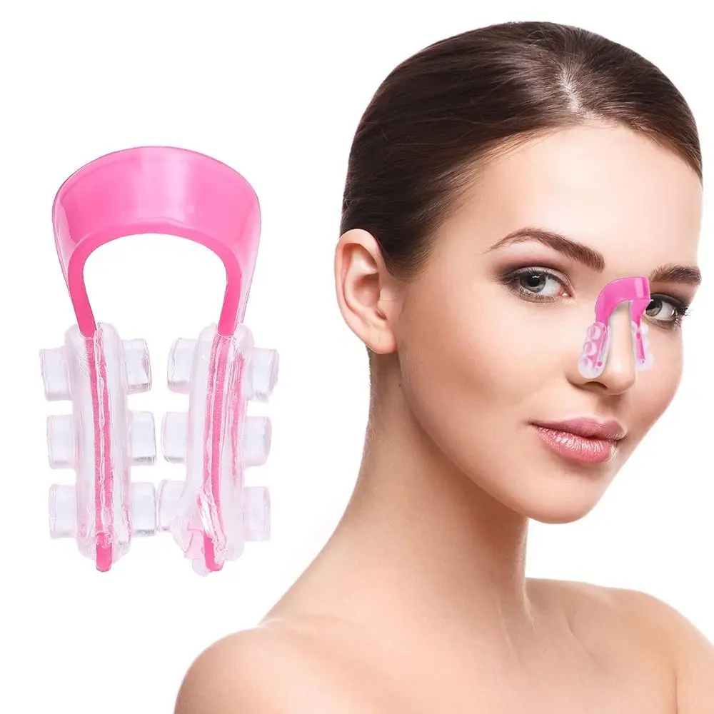 Nuevo Clip Nasal de Plástico Rosa en Forma de U, Dispositivo de Corrección Nasal