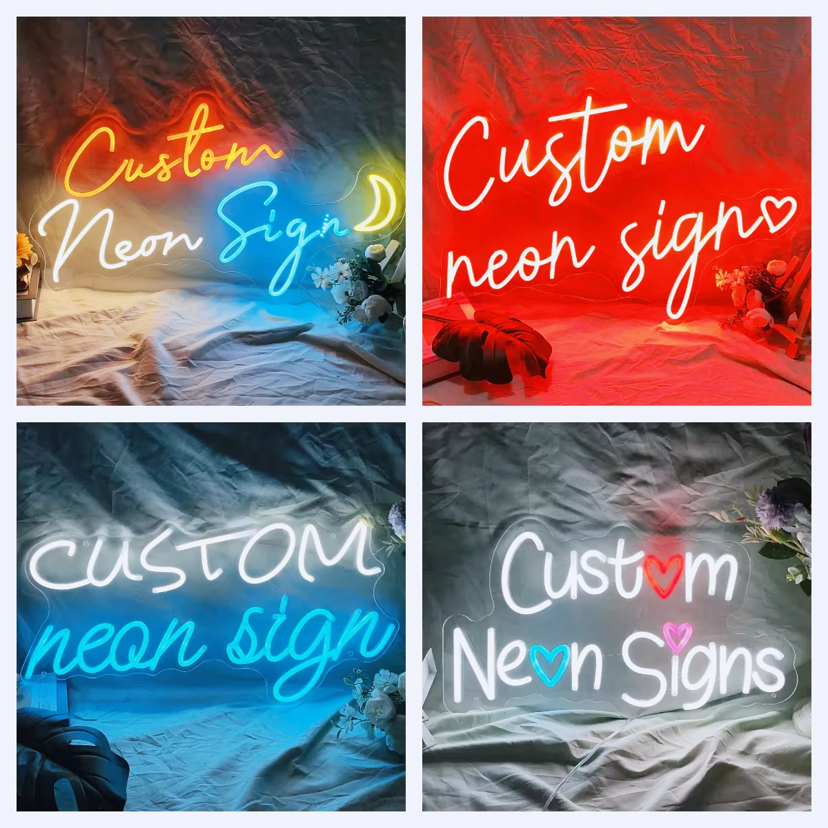 

Personalized Neon Sign Birthday Gift Party Decorations Home Room Bedroom Custom Neon Sign Led Light Letters Wedding Supplies