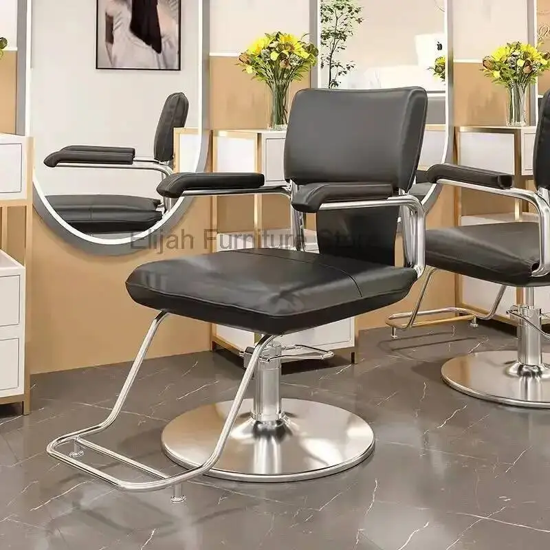 

Professional Barber Barbershop Modern Luxury Chairs Nordic Lift Barber Chairs Comfort Simple Commercial Furniture Cadeira FYBC