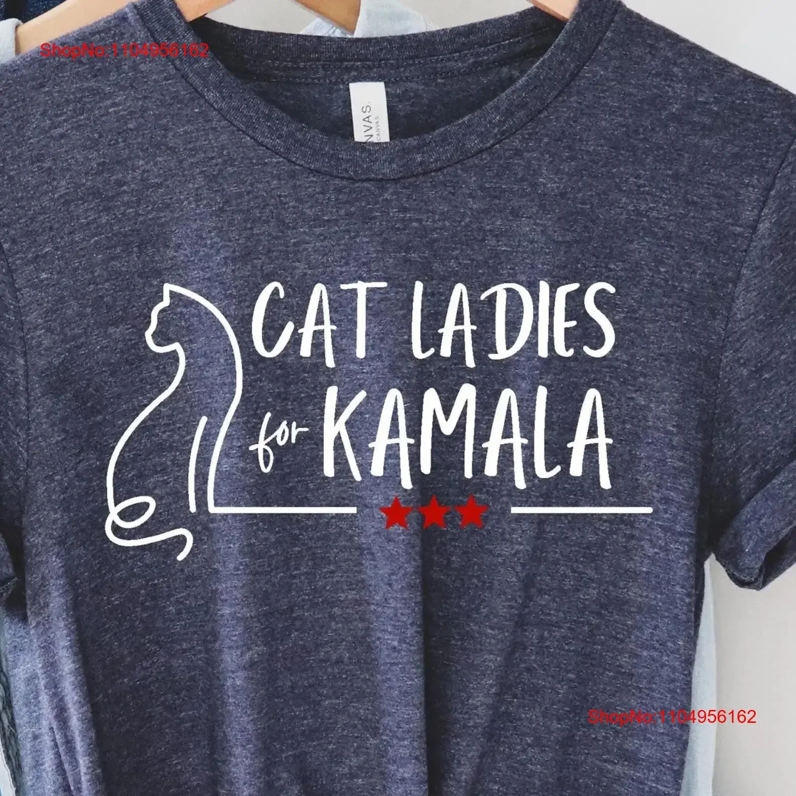 Cat Ladies for Kamala T Shirt Mom Democrats DemocraT Sirt vintage Washed homme designer clothes Top For Everyday Wear Slightly