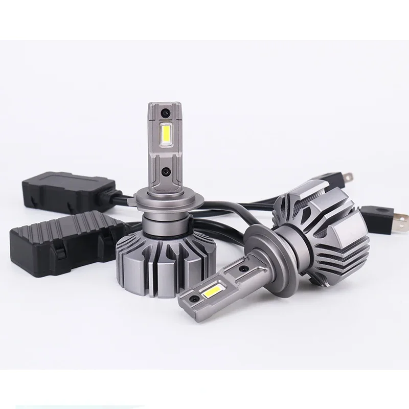 Super Bright S5 LED Headlights H4 H7 LED H11 9005 Car Headlight High Low Beam bulbs 6000LM Fog Light Kit