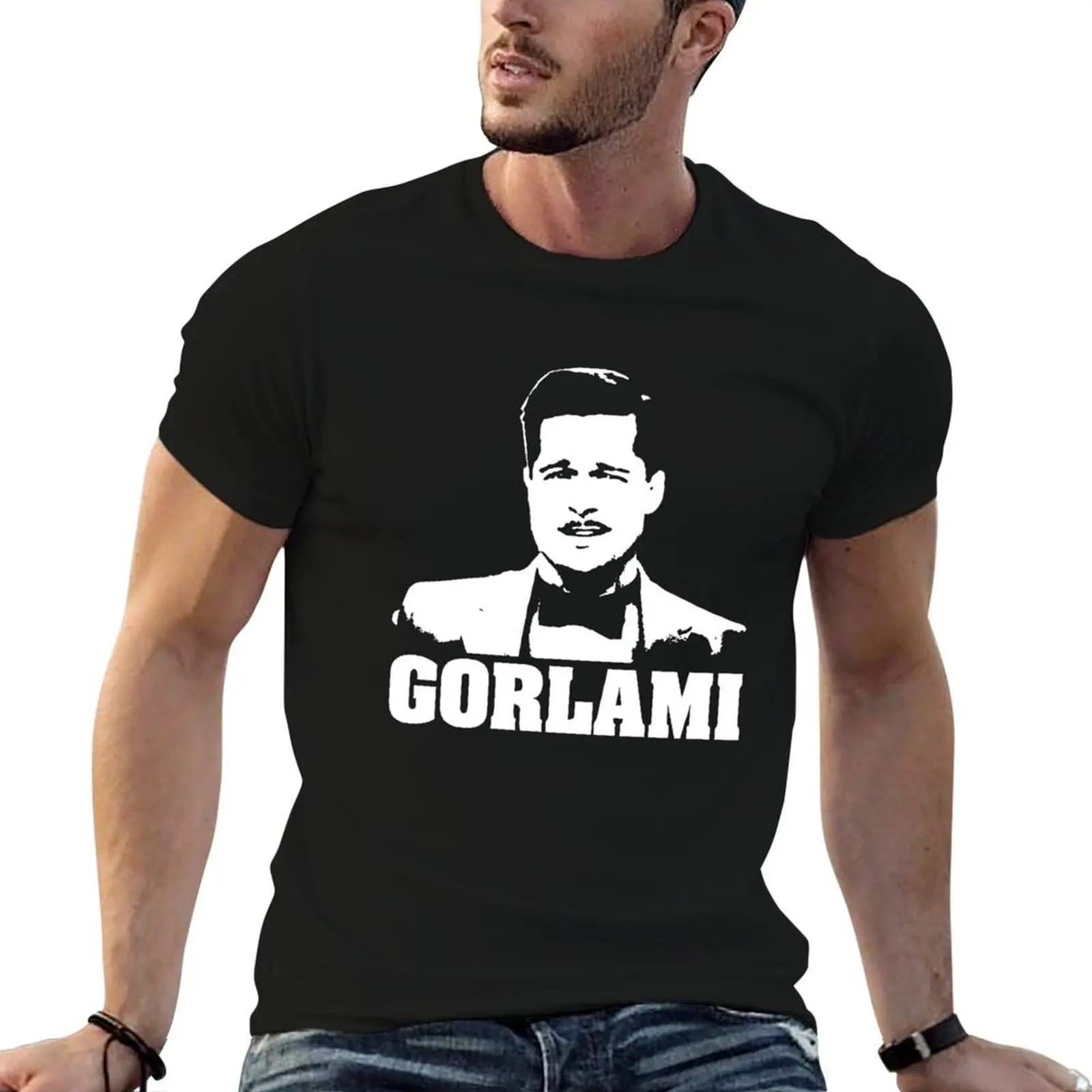 Camiseta Inglorious Basterds Aldo Raine Gorlami Tunisex, camisetas de anime, camiseta oversize para hombre, camiseta 100% de algodón