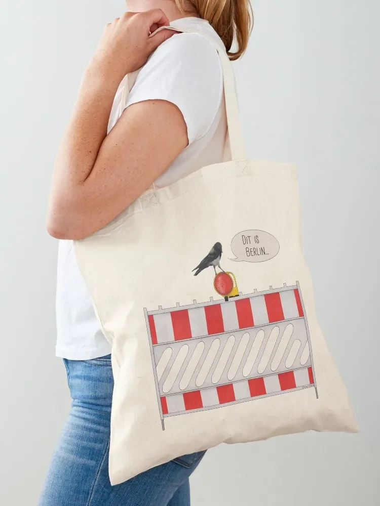 

A single construction site Tote Bag Canvas stote bag sac pour femme cloth bag woman tote bags aesthetic