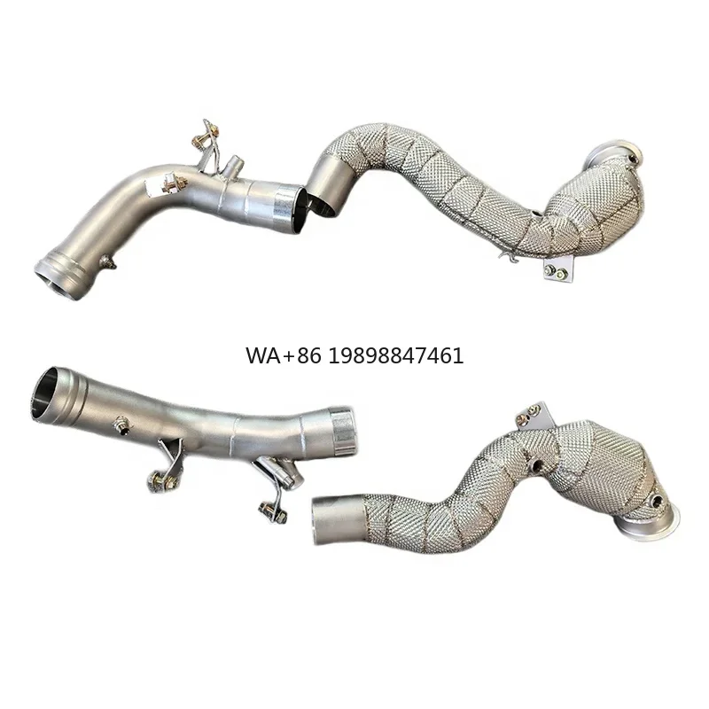 

JYD For Mercedes-benz Amg Gt63 Gt63s E63s 4.0t 2019-2022 Ss304 Exhaust Straight Downpipe With Heat Shield