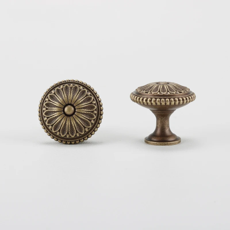 Aged Brass Furniture Knob  Cabinet Knob Drawer Wardrobe Dresser Knobs Furniture Knob