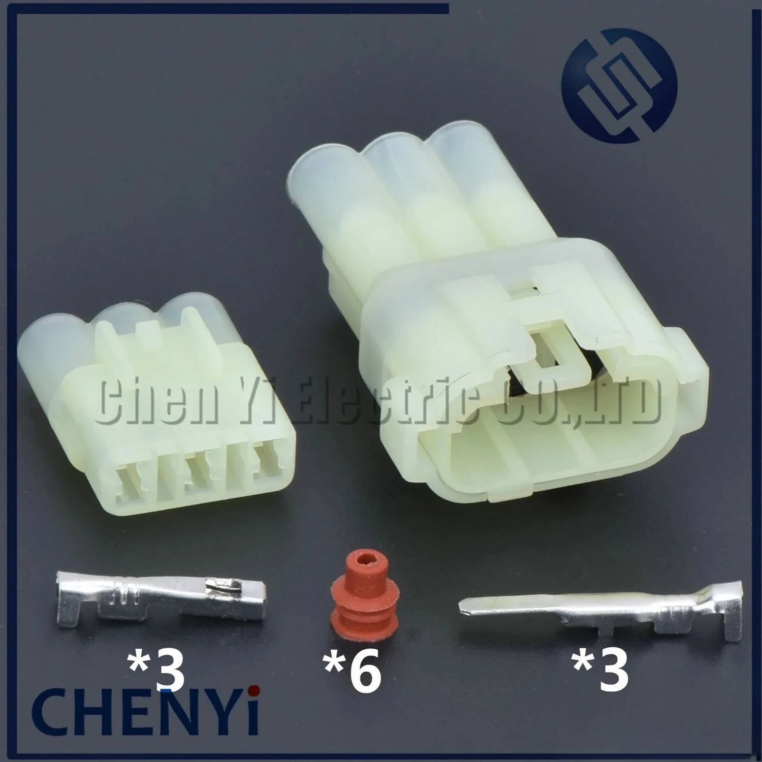3 Pin male or female HM 090 waterproof auto connector CB400 pump Wire harness plug locomotive socekt 6180-3451 6187-3801