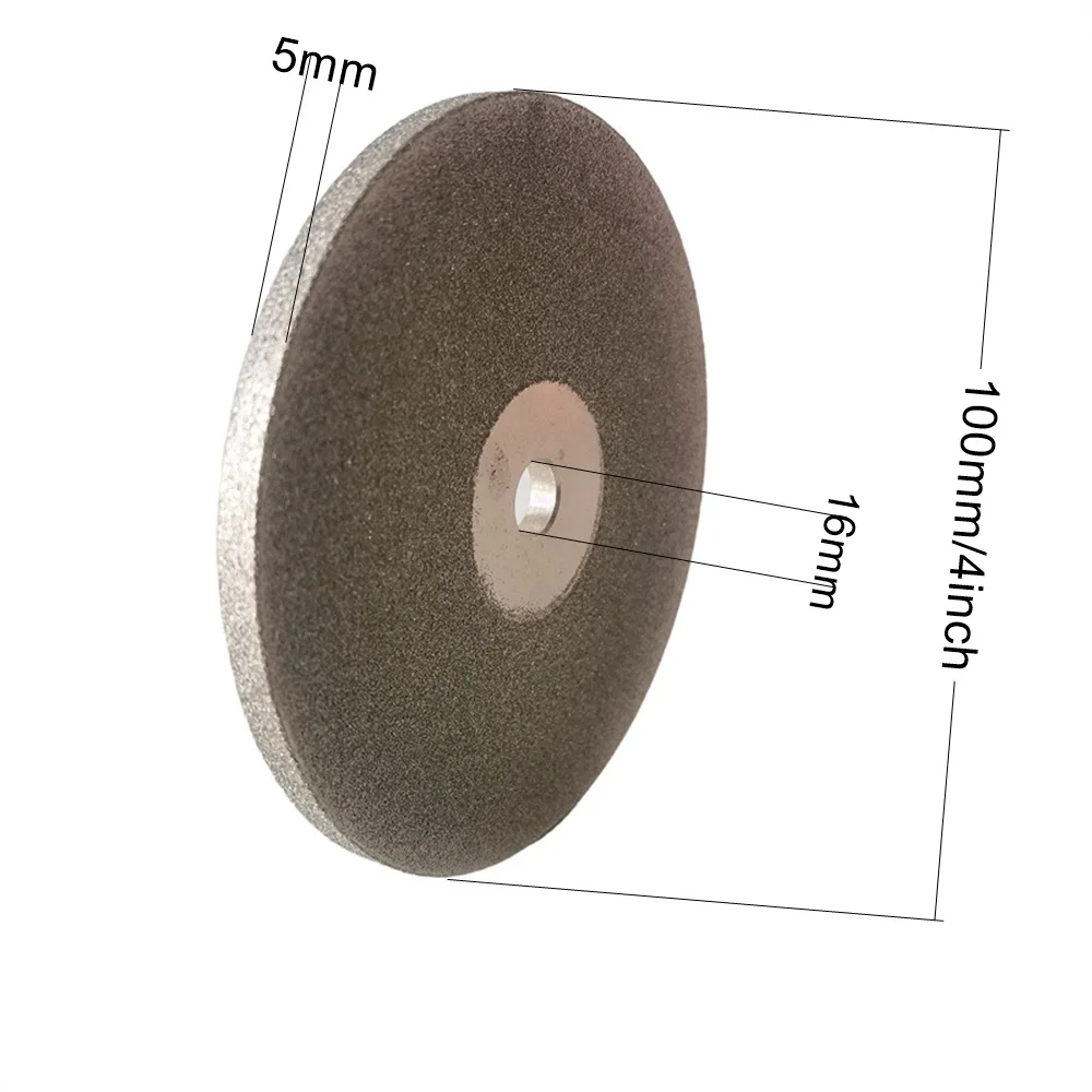 Grinding Disc 100mm Diamond  Discs Wheel Glass Cuttering Jewelry Rock Lapidary Saw Blades Rotary Abrasive Tools Grinding