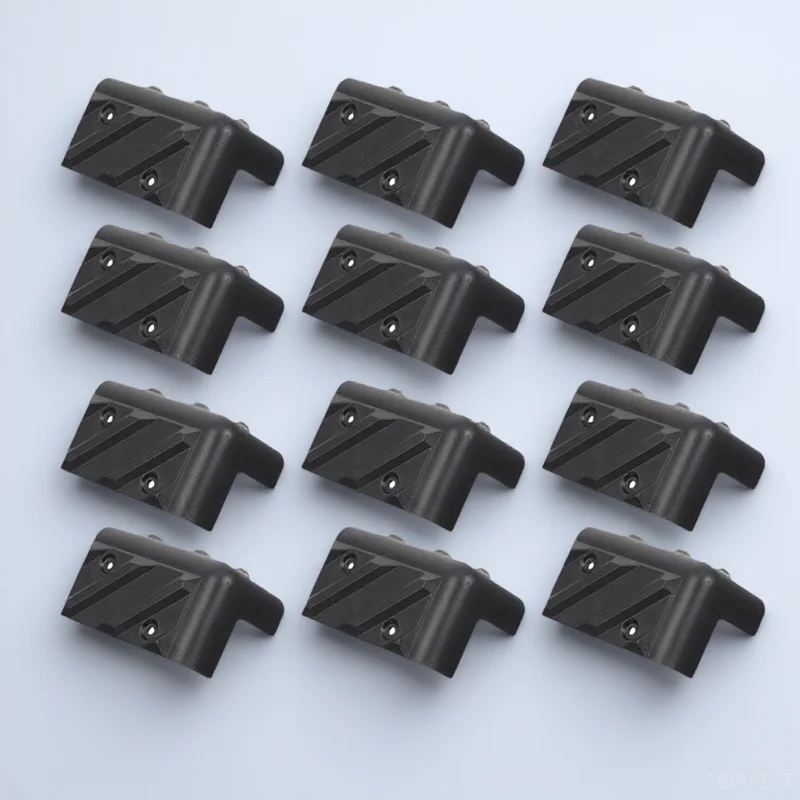 

12pcs Anti Collision Protective Corner Plastic Guard Stage Speaker Cabinet Wrap Angle Cushion Absorption Cover Corner