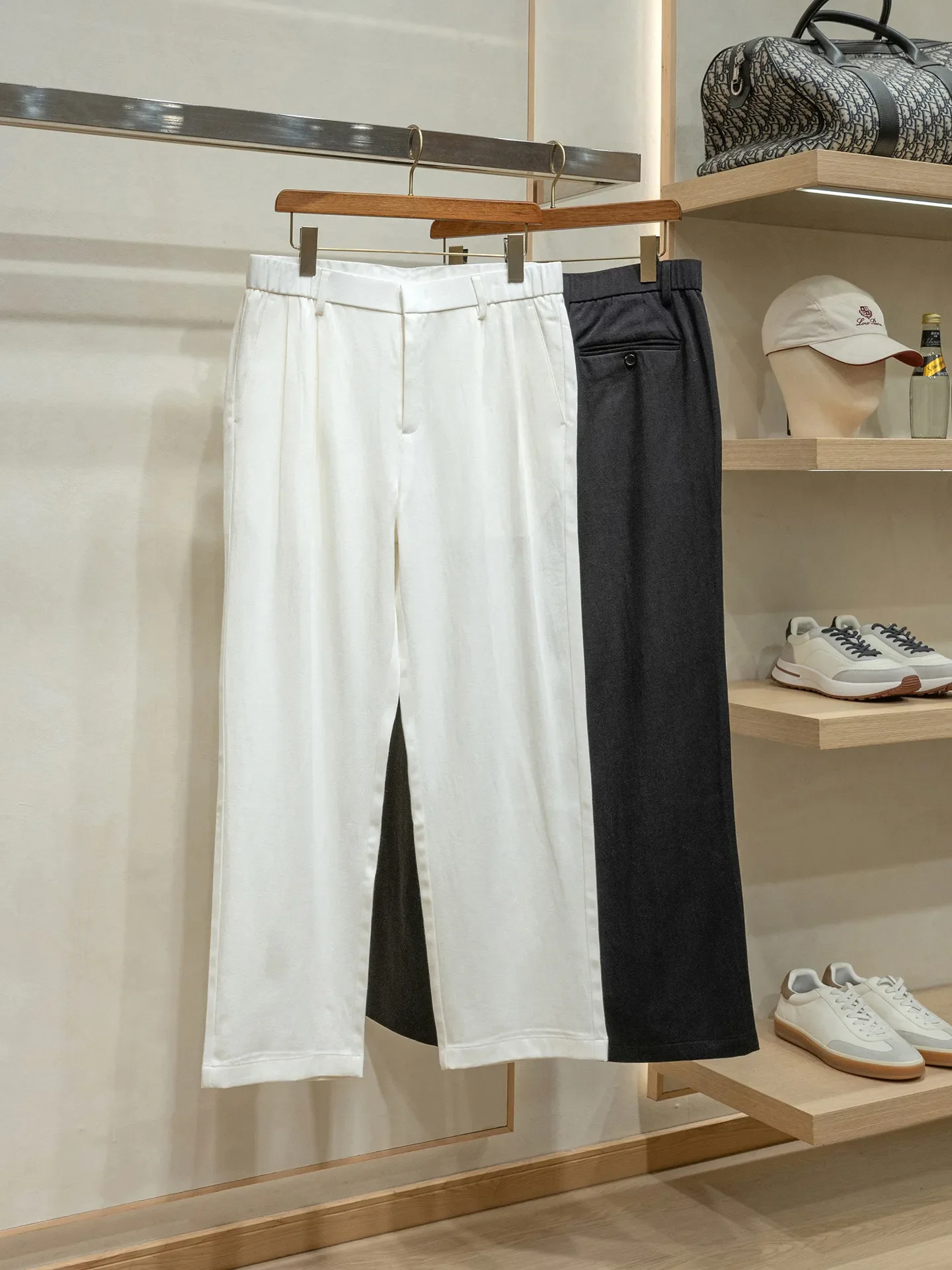 

"Lyocell + Linen" Old Money Men's Anti-Wrinkle Straight Casual Pants