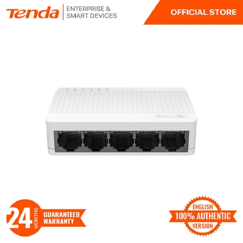 Tenda S105/S108 Fast Ethernet 10/100 Desktop Switch Hub Internet Network Switch LAN Port Plug & Play 2-Years Warranty