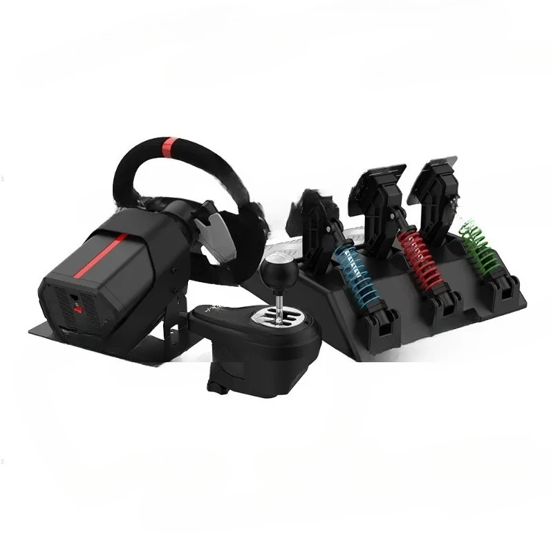 V10 force feedback racing game steering wheel 900 degrees car emulator simulated driving P4GT