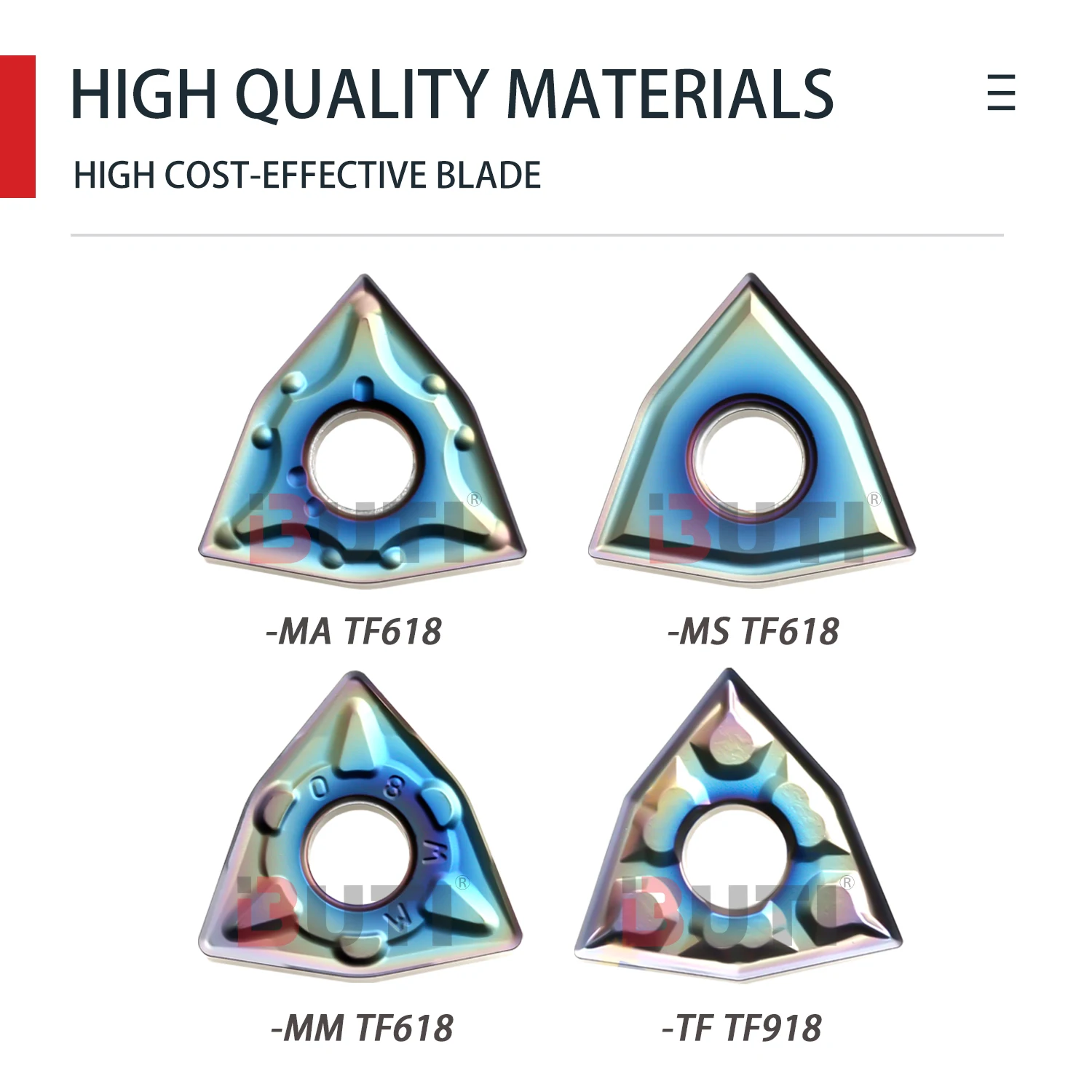 DESKAR Colored Peach Shaped Quenched Steel Inserts WNMG080404-MA TF618 WNMG080408-TF TF918 High Hardness Outer Circle Tools Head