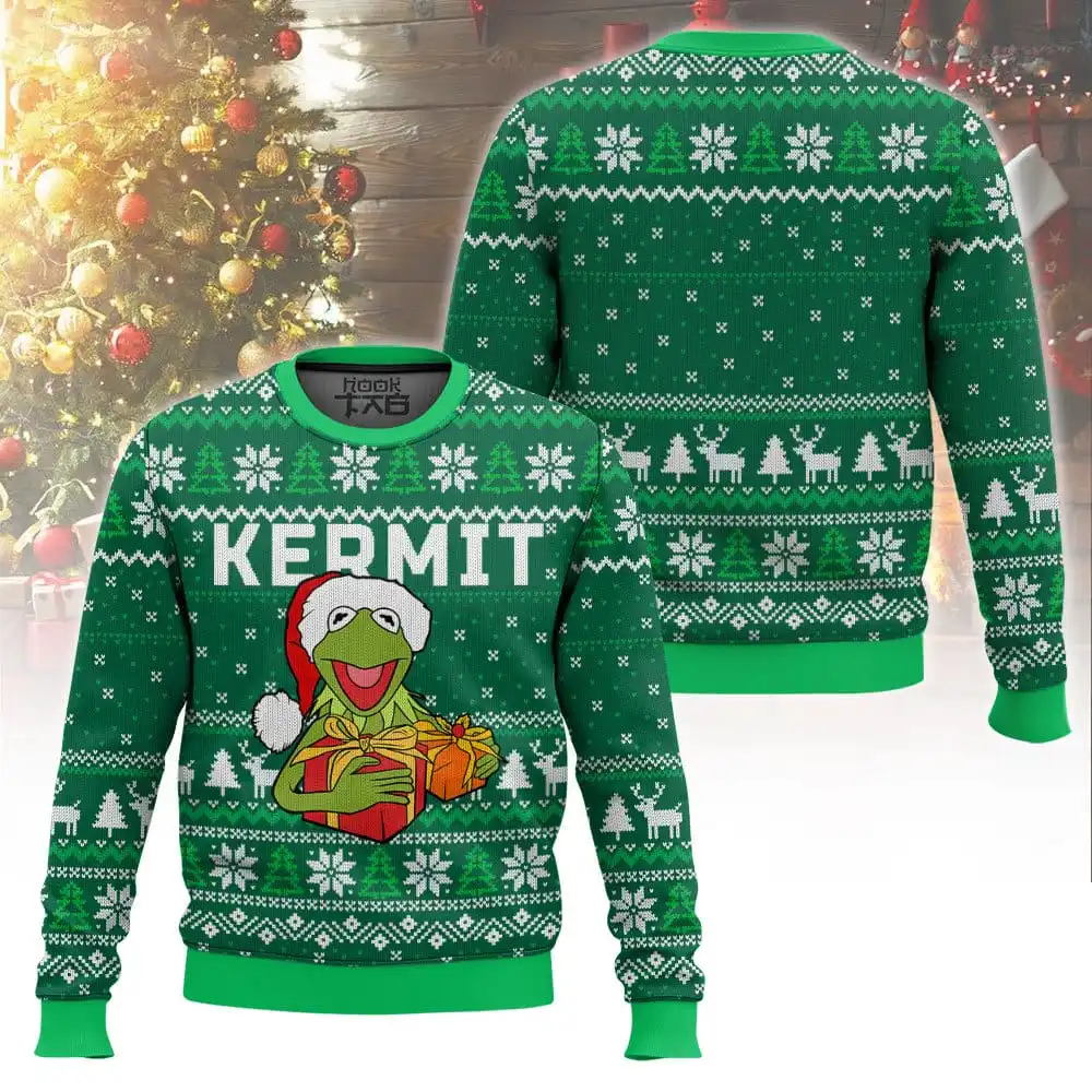 

Это Jolly Enough The Muppet Show Ugly Christmas Sweater Забавный пуловер для праздничной вечеринки Рождественский свитер для мужчин и женщин Рождественский подарок