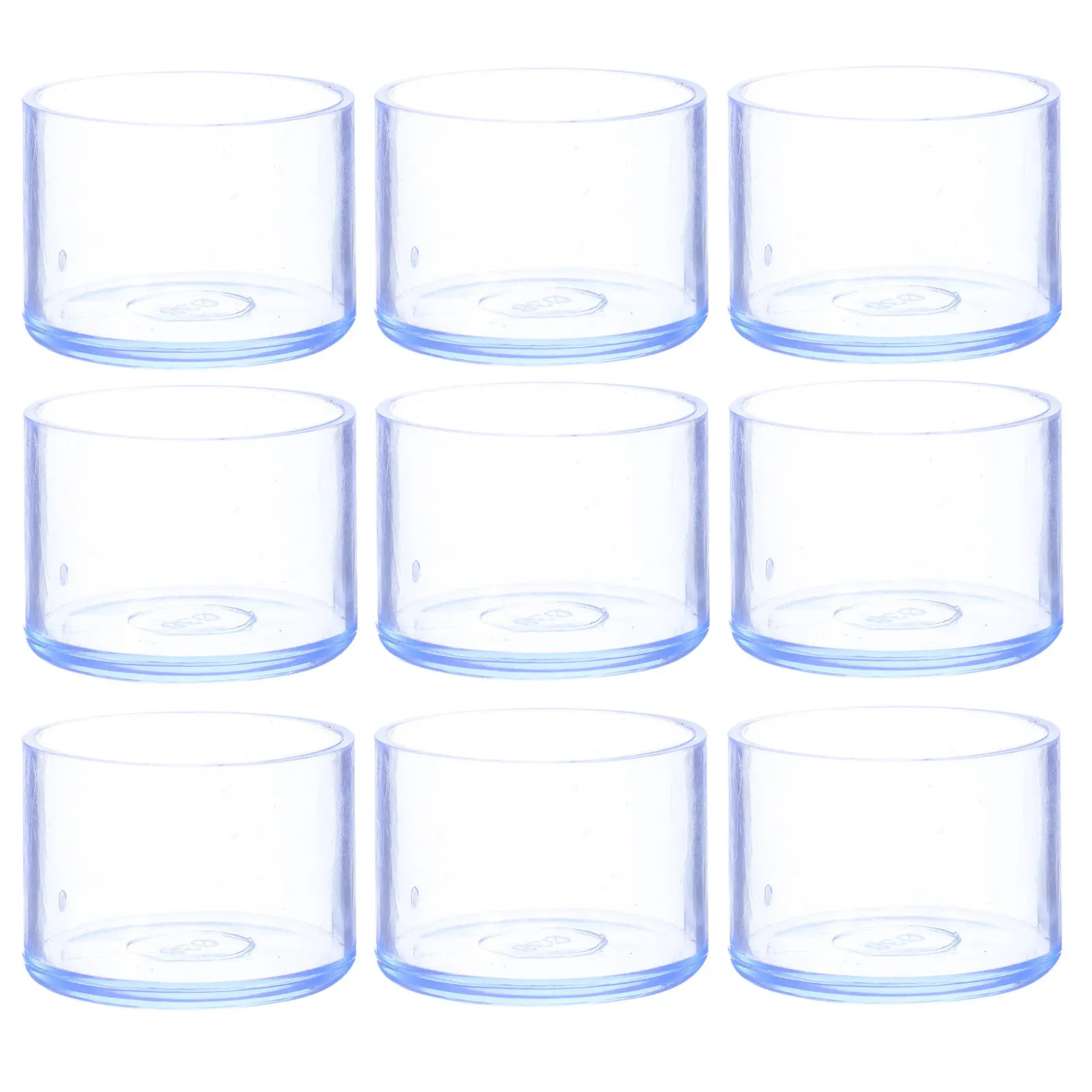 

10 шт. утолщенных прозрачных круглых накладок из ПВХ для ножек стульев, защита пола для обеденных стульев, барных стульев, деревянных полов