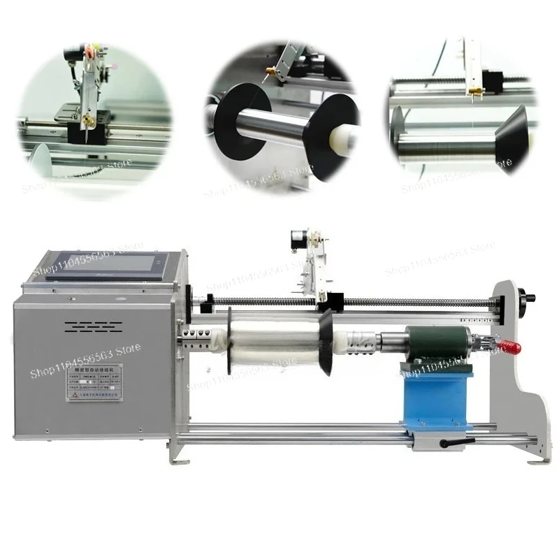 LY FCW-30 Fiber Optic Coil Winding Machine 30km Length Roll Spool Max Width 400mm Diameter 300mm Compatible For 0.025mm Wire