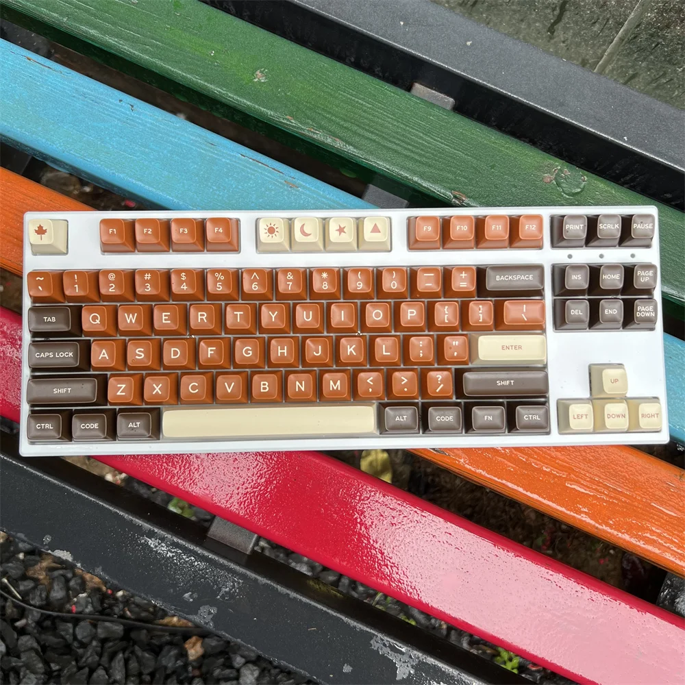 مجموعة أغطية مفاتيح القهوة الغ - مراجعة Keycaps Set Sa Profile Abs وسعره