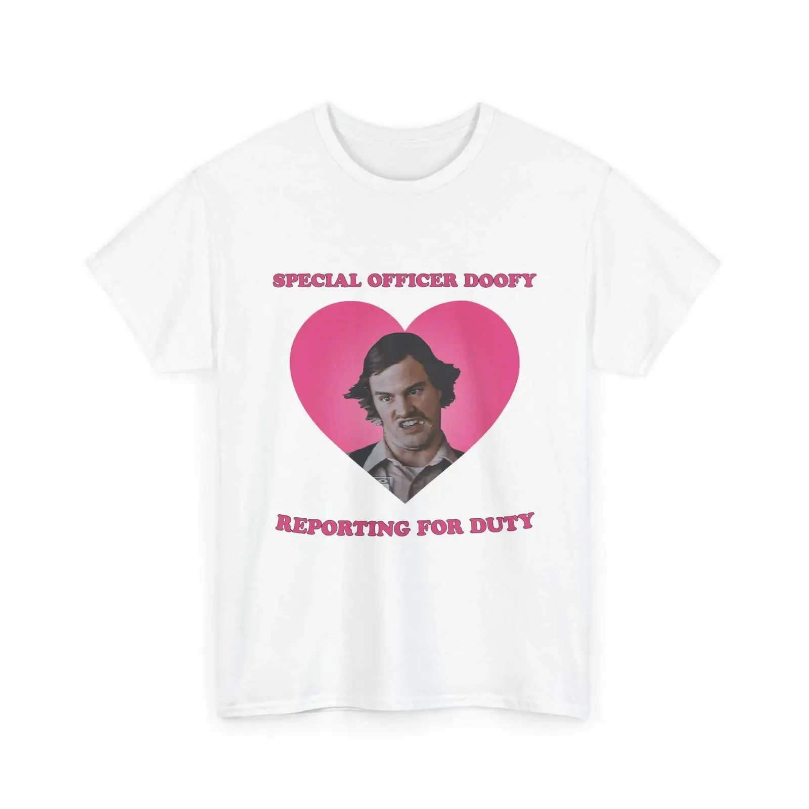 Camiseta de oficial especial Doofy para el servicio, camiseta de Dave Sheridan, estilo vintage, con gráfico lavado, informal, transpirable y cómoda