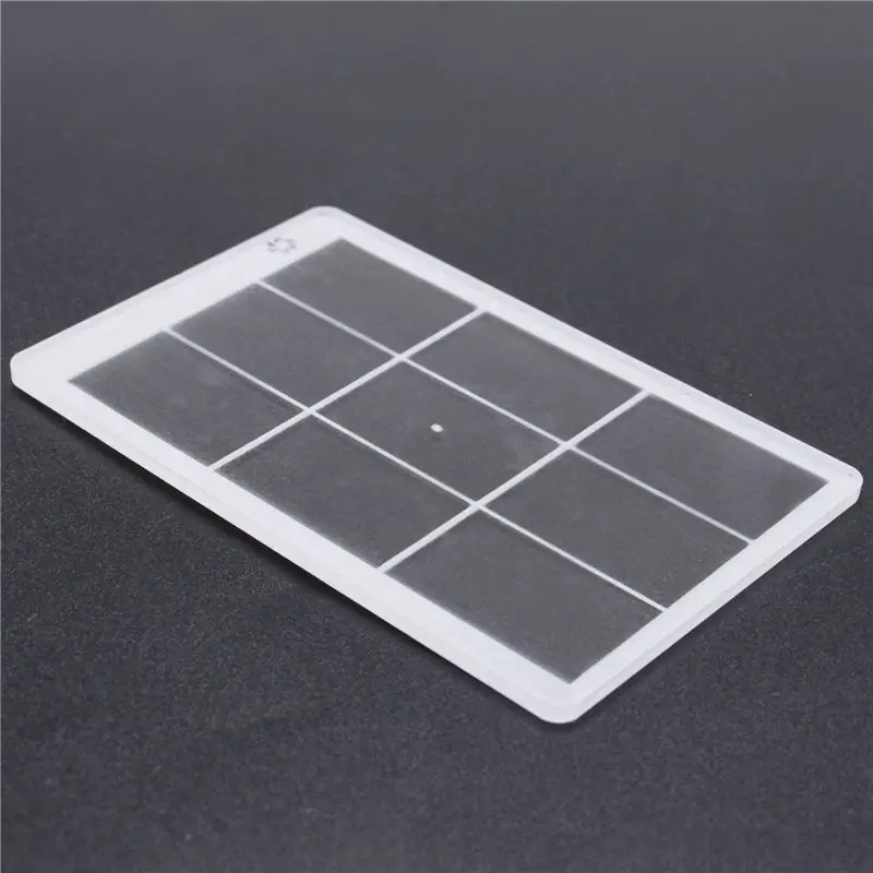 A98E-View Finder/Viewer Photography/Painting/Drawing Credit Card Size Fits In Wallet White C 1 PCS