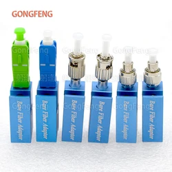 New FC SC ST Square Bare Adapter Flange Optic Fiber Connector Temporary Succeeded OTDR Test Coupler Special Sale Wholesale