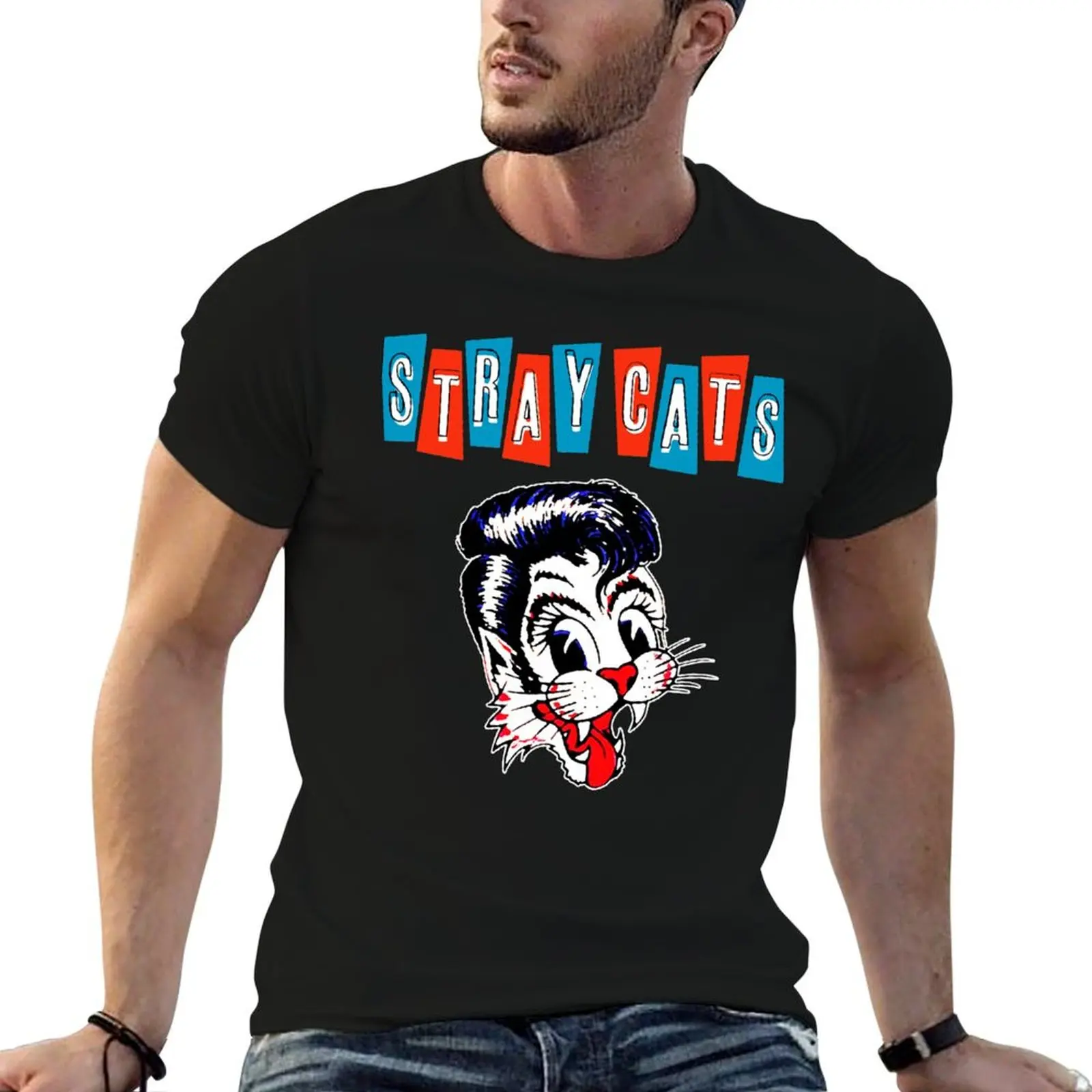 

Stray Cat Essential T-Shirt funny t shirts cotton man t shirt graphic T-Shirt