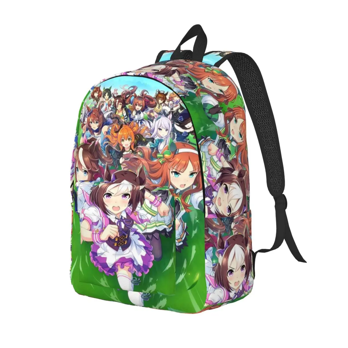 Umamusume Pretty Derby Anime for Teens Student School Bookbag Daypack Elementary High College Hiking