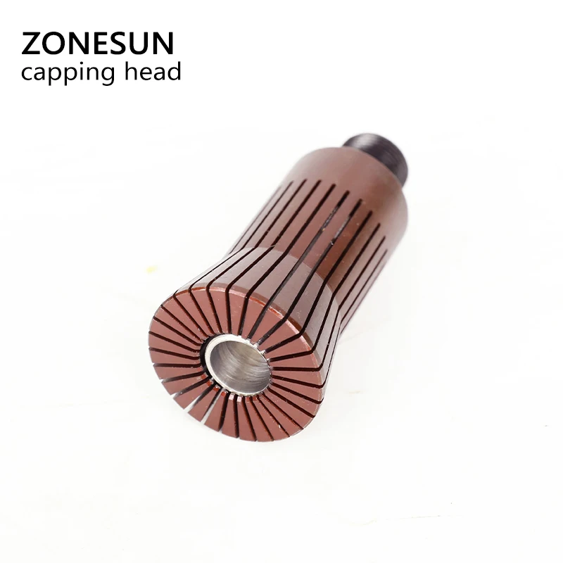 ZONESUN  capping head for new Perfume cap crimping machine capper metal cap press capping machine