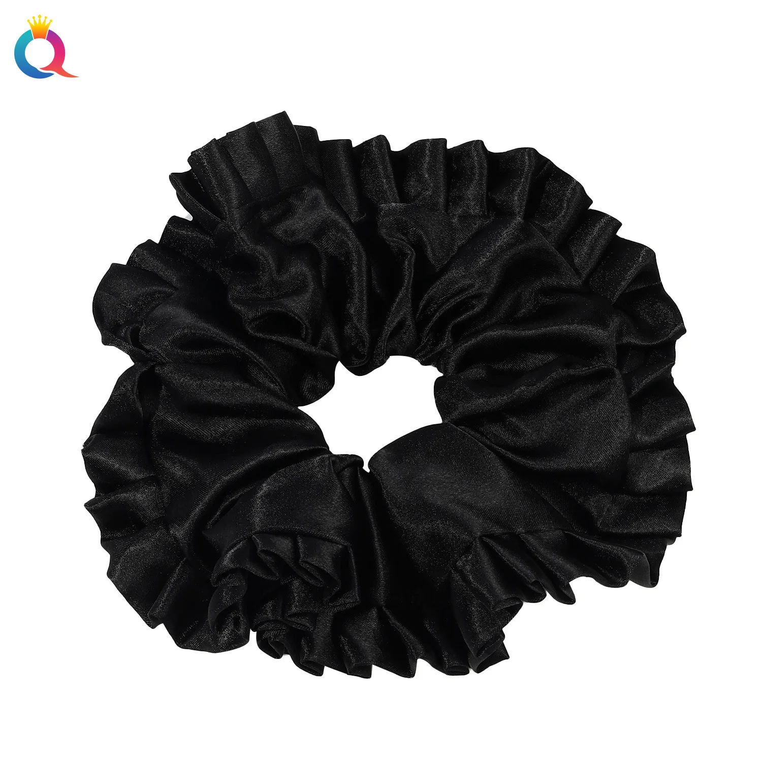 الحد الأدنى واسعة الساتان الدانتيل Scrunchies العلاقات الشعر للنساء الطازجة الحلو متعدد الألوان النسيج العصابات الشعر إكسسوارات الشعر الأنيقة